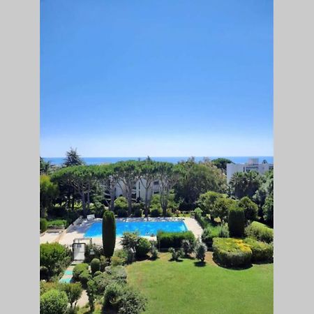 T2 Avec Magnifique Vue Mer, Piscine, Clim, Parking Daire Antibes Dış mekan fotoğraf